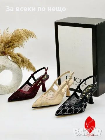 Gucci Дамски Обувки На Ток Гучи - Различни Цветове Код SB-54