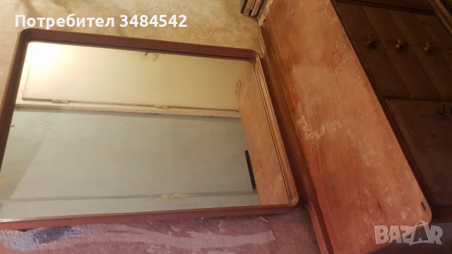 Ретро шкаф салонен с огледало от Швейцария, снимка 3 - Антикварни и старинни предмети - 41424119