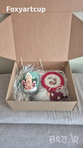 Луксозен коледен комплект , снимка 6 - Декорация за дома - 52339685