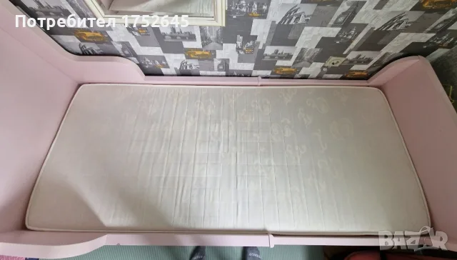 Детско розово легло Ikea, снимка 5 - Мебели за детската стая - 56241213