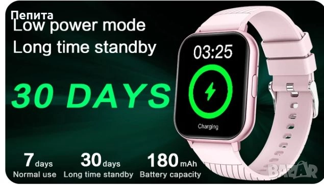 Смарт часовник, снимка 3 - Смарт часовници - 52001663