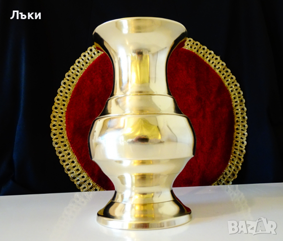 Старинна бронзова кана 900 мл., снимка 4 - Антикварни и старинни предмети - 36302616