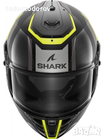 Мото Каска SHARK Spartan RS CARBON SHAWN Gloss Fluo/Gray,очила, снимка 2 - Аксесоари и консумативи - 51895678