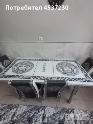 Кухненска маса със 6бр.столчета, снимка 2 - Маси - 51157157