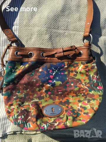 FOSSIL многоцветна чанта, снимка 9 - Чанти - 52074348