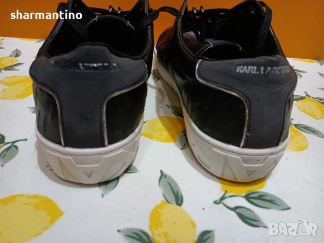 Karl Lagerfeld кожени N 46 - 95 лв, снимка 5 - Маратонки - 51744110