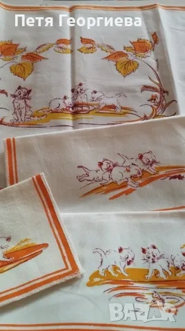 Памучни и ленени покривки и кърпи за съдове