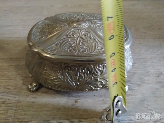 метална кутийка за бижута арт деко, снимка 5 - Други ценни предмети - 40538880