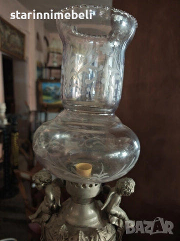 Антикварни нощни лампи , снимка 4 - Настолни лампи - 51439157