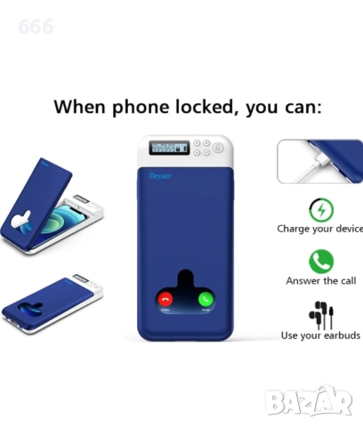 Кутия за заключване на телефон с таймер,, снимка 7 - Друга електроника - 52859982