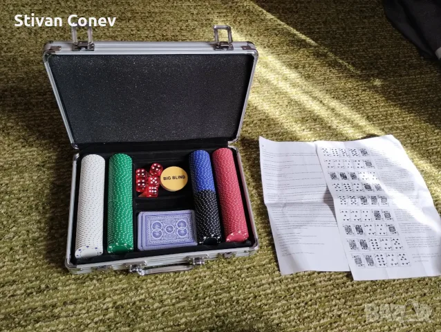 Ретро чипове за покер, снимка 3 - Карти за игра - 56103273