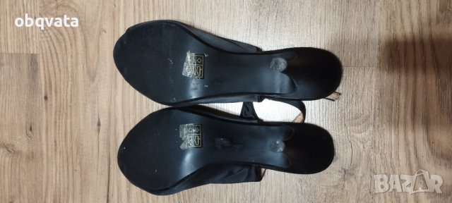 Черни дамски сандали Bianco footwear, снимка 5 - Дамски обувки на ток - 41774825