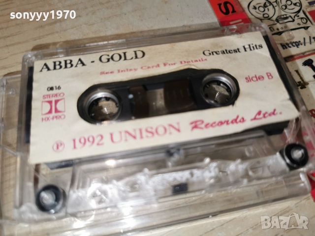 ABBA-GOLD UNISON TAPE 1992 1312252311, снимка 15 - Аудио касети - 52777954