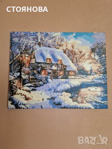Нова картина 40см-50см Зима Коледа Christmas , снимка 3 - Картини - 39909623