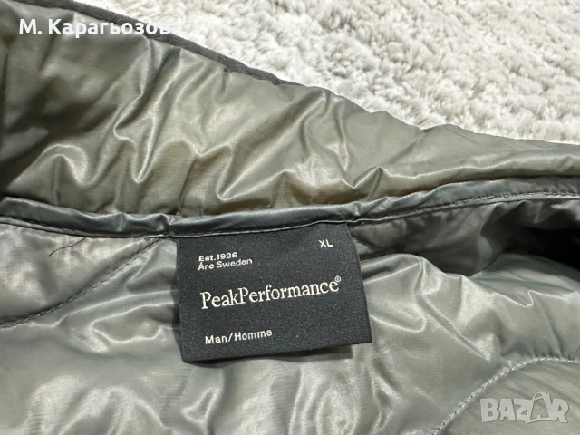 Мъжко Peak Performance Helium Down Jacket, Размер XL, снимка 6 - Якета - 53298446