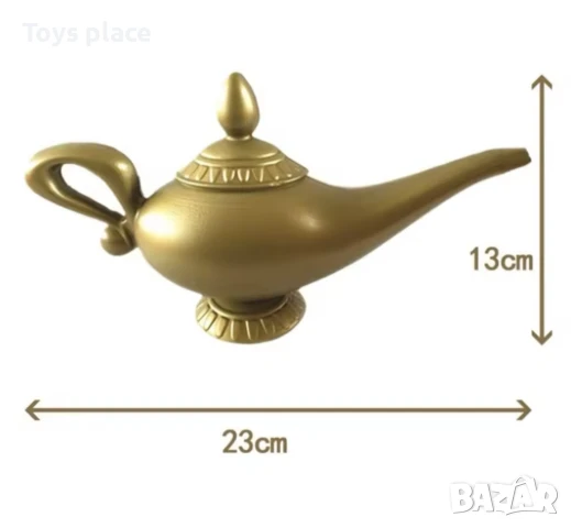 Вълшебната лампа на Аладин за торта или просто за игра , снимка 3 - Фигурки - 51060942
