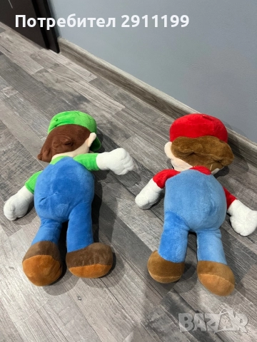 Плюшени играчки – Супер Марио и Луиджи, снимка 6 - Плюшени играчки - 52099331