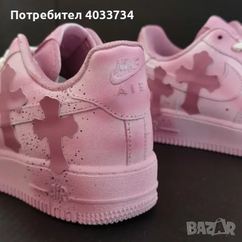 Nike Air Force 1 x Chrome Hearts Custom, снимка 2 - Други - 50156797