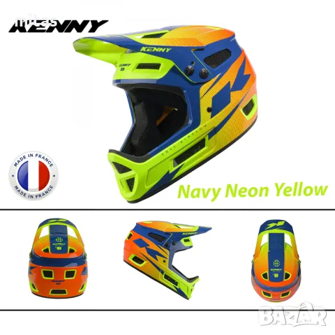 Кросова каска KENNY ELITE 2025 Full Face, EN Сертифицирана, ФРАНЦИЯ, снимка 5 - Аксесоари за велосипеди - 48281773