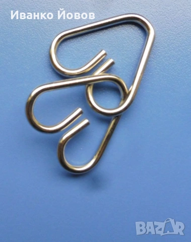 10 броя 3D метални пъзели + подарък кутия – Образователно, Забавно,  Предизвикателно за IQ, снимка 9 - Пъзели - 53523525