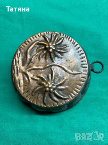 Медни саксии за цветя и свещник от мед  винтидж, снимка 11 - Декорация за дома - 49111162