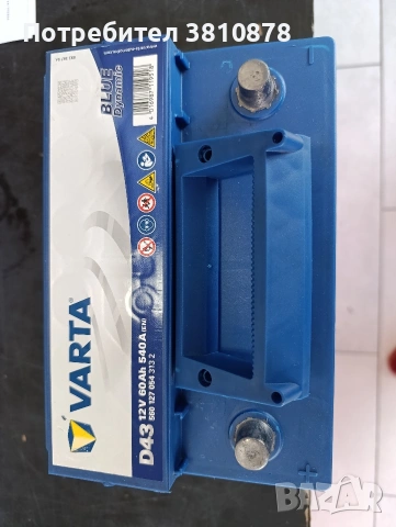 Акумулатор Варта ляв плюс 