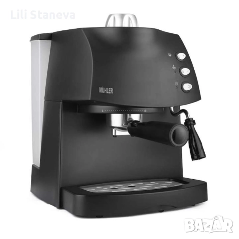 Стилна кафемашина за еспресо с каймак. , снимка 2 - Кафемашини - 52714129