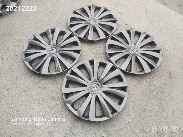 4 броя оригинални тасове за Citroen C4 16, снимка 3 - Аксесоари и консумативи - 49506601