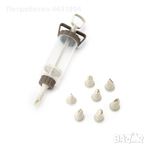 Шприц за декорация с накрайници Luigi Ferrero Norsk FR-1776, снимка 1