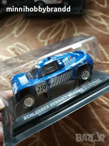 Mitsubishi Pajero  Renault Megane Citroen ZX  Rally Dakar 1996 1998 2000 1.43 Scale , снимка 9 - Колекции - 50324463