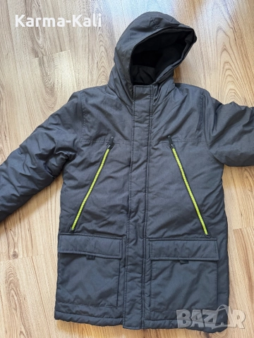 Детско зимно яке с качулка 