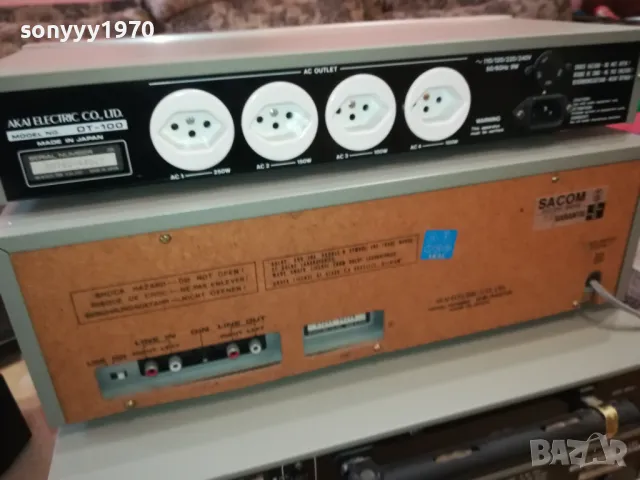 AKAI-MADE IN JAPAN-ВНОС SWISS 0901251824, снимка 11 - Ресийвъри, усилватели, смесителни пултове - 48619519