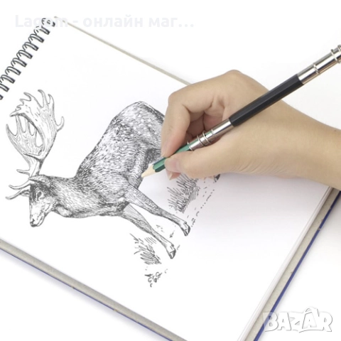 Професионален комплект графитни моливи за рисуване и скициране 74 части, Maaleo, за деца и възрастни, снимка 11 - Други игри - 52561275