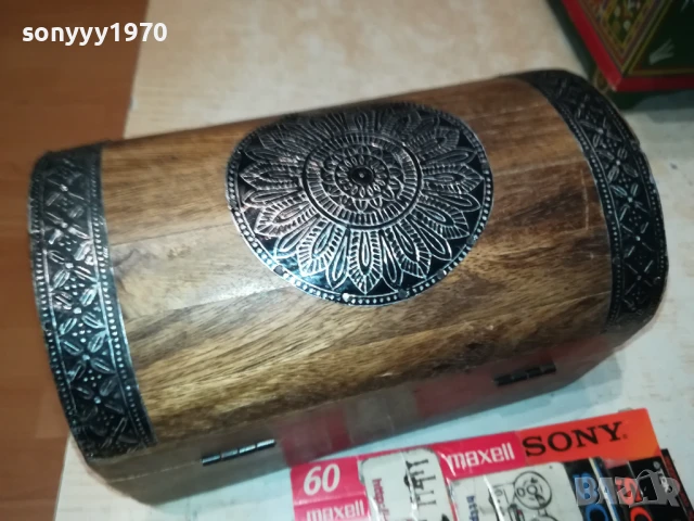 КРАСИВА ДЪРВЕНА КУТИЯ ОТ ГЕРМАНИЯ 1708251906, снимка 3 - Антикварни и старинни предмети - 51395218