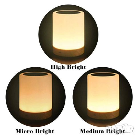 Сензорна LED лампа, снимка 6 - Настолни лампи - 52072468