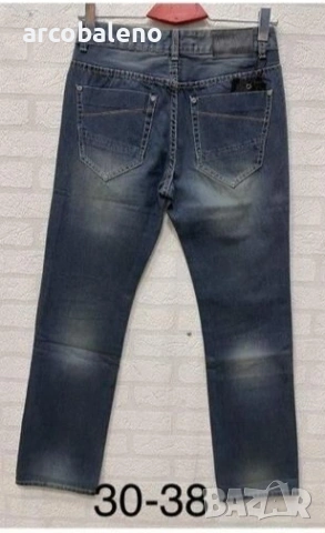 Мъжки дънки с избледнял ефект , снимка 3 - Дънки - 53688201