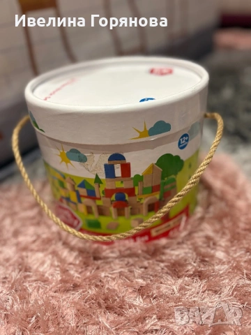 Дървен конструктор от 80 части