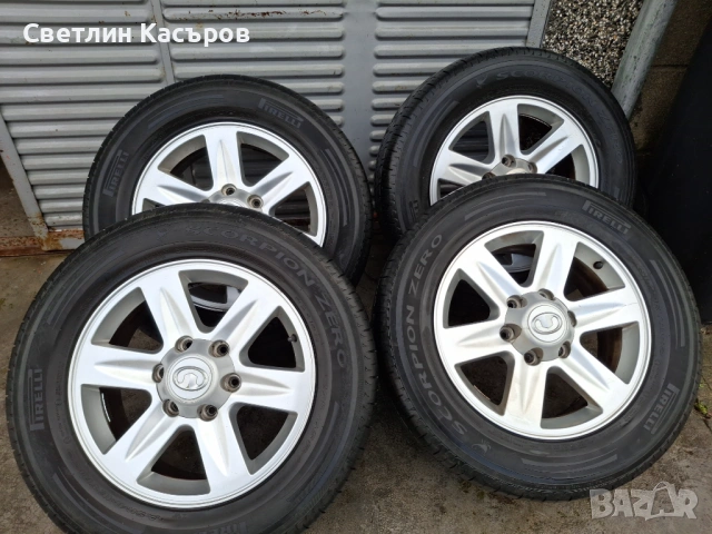 Продавам летни гуми Пирели в комплект с алуминиеви джанти 17", снимка 2 - Гуми и джанти - 53450889