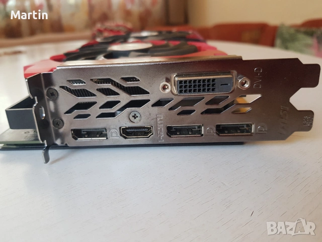 Видео карта MSI Nvidia GTX 1060 6GB, снимка 3 - Видеокарти - 53387397