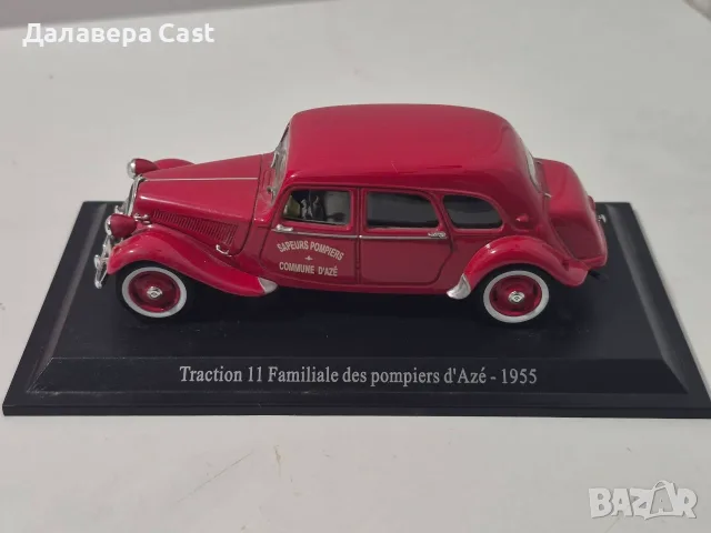 1/43 Citroen Traction 11 Pompier Atlas , снимка 4 - Колекции - 55976916