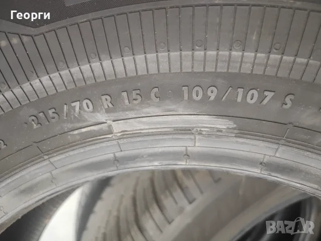 2бр.летни гуми 215/70/15C Continental, снимка 5 - Гуми и джанти - 56154524