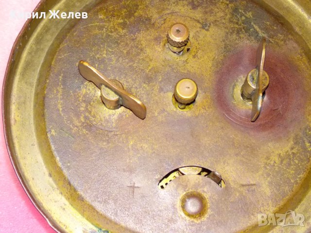 FOREIGN Стар АНГЛИЙСКИ КОЛЕКЦИОНЕРСКИ МЕХАНИЧЕН БУДИЛНИК РЕТРО МОДЕЛ 43632, снимка 15 - Антикварни и старинни предмети - 44465951