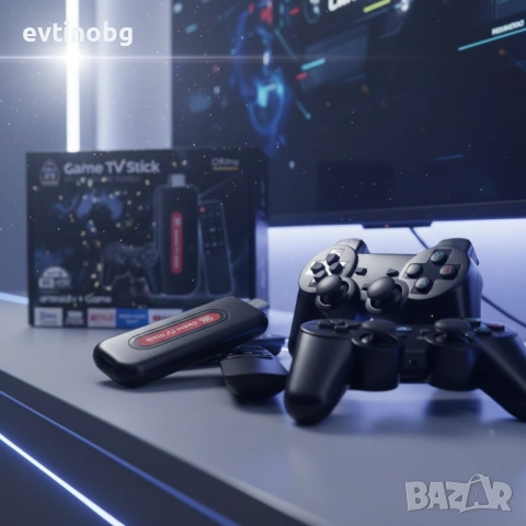 Q9Pro Game TV Stick – Вашият Портал към 49,000+ Игри и 4K Ultra HD Забавление, снимка 3 - Други игри и конзоли - 53821012