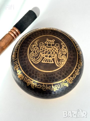 Ръчно изработена тибетска пееща купа, снимка 3 - Антикварни и старинни предмети - 44435814