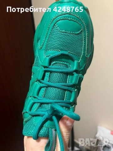 Маратонки зелени, снимка 9 - Маратонки - 53400778