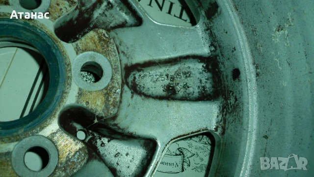 Оригинални алуминиеви джанти / моноблок /за Мерцедес Mercedes 15 цола - 2броя, снимка 5 - Гуми и джанти - 50764771