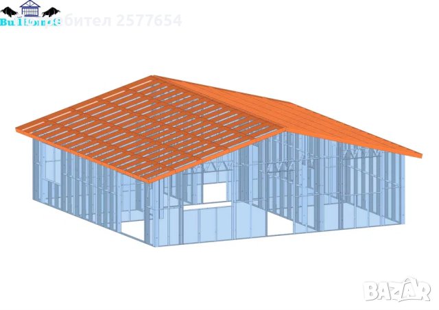 Къща,Бунгало,Преместваема къща,Сглобяеми къщи,Модулни,Жилищни, снимка 1