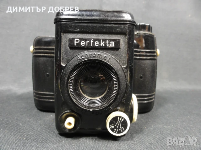 СТАР РЕТРО СОЦ ГДР БАКЕЛИТОВ ФОТОАПАРАТ PERFEKTA, снимка 10 - Антикварни и старинни предмети - 51394848