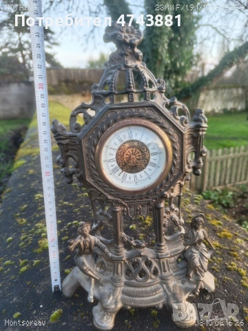 Часовник Старинен, снимка 4 - Антикварни и старинни предмети - 53663967