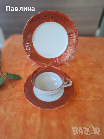 Троен порцеланов сет, снимка 5 - Чаши - 50955547